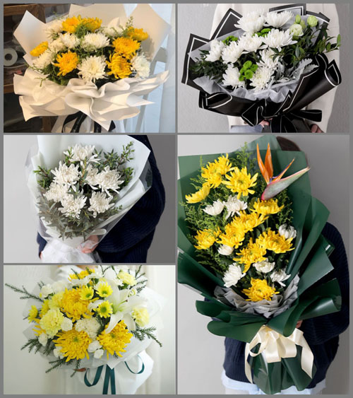 湖北十堰市丹江口市土关垭镇白事花束代送